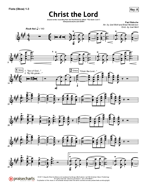 Christ The Lord Wind Pack (Paul Baloche)