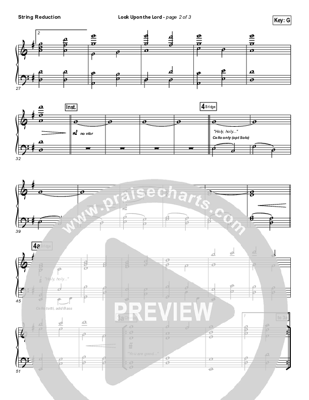 Look Upon The Lord Synth Strings (Paul Baloche)