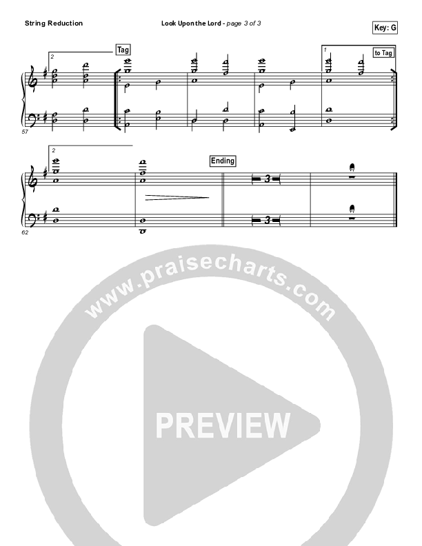 Look Upon The Lord Synth Strings (Paul Baloche)