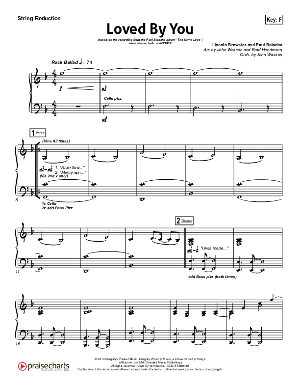 Loved By You Synth Strings (Paul Baloche)