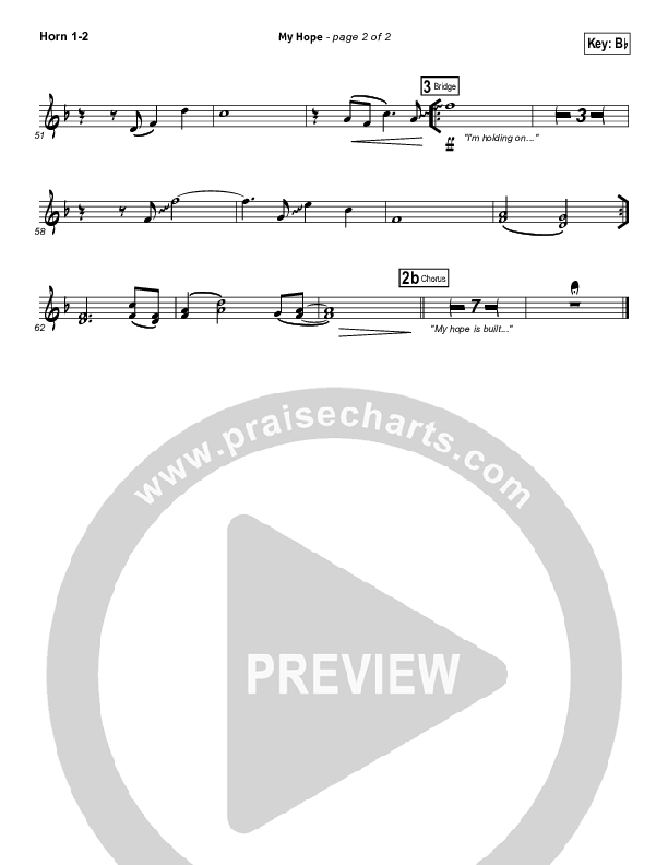 My Hope Brass Pack (Paul Baloche)