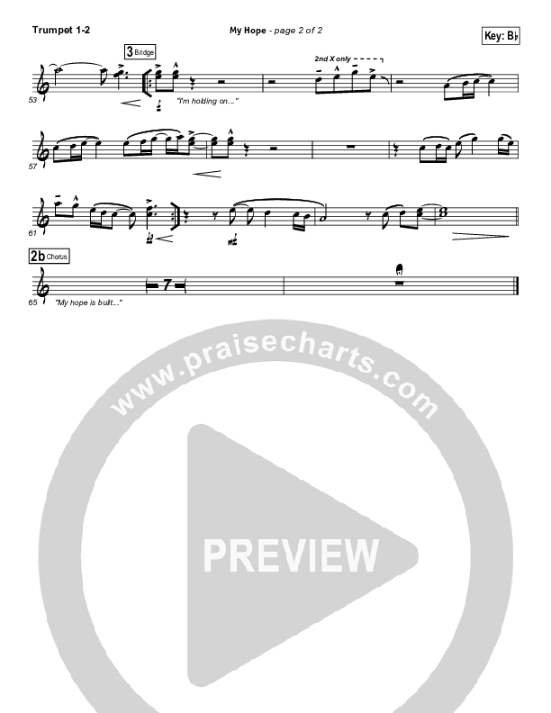 My Hope Trumpet 1,2 (Paul Baloche)