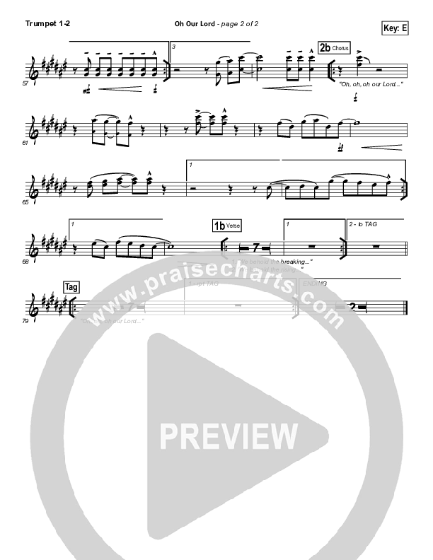 Oh Our Lord Trumpet 1,2 (Paul Baloche)