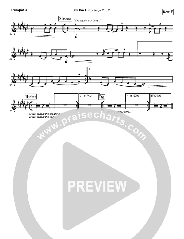 Oh Our Lord Trumpet 3 (Paul Baloche)