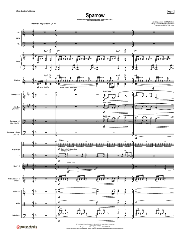 Sparrow Conductor's Score (Audrey Assad)