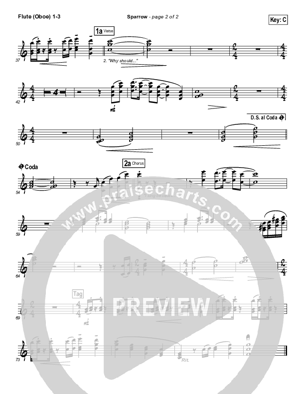 Sparrow Flute/Oboe 1/2/3 (Audrey Assad)