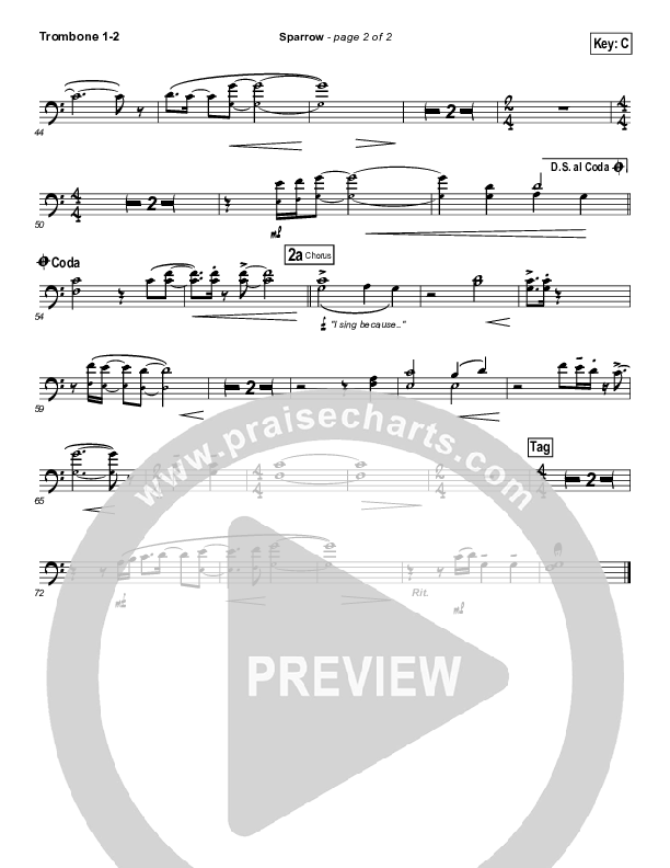 Sparrow Trombone 1/2 (Audrey Assad)