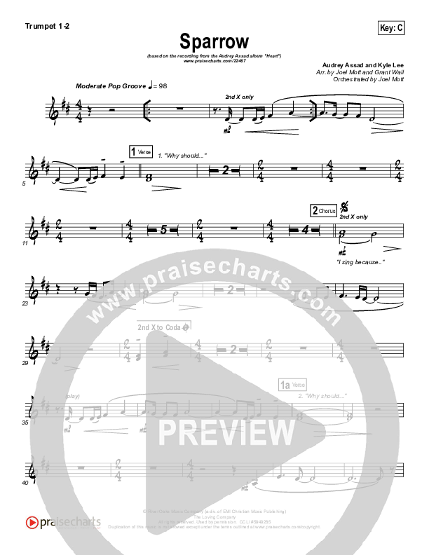 Sparrow Trumpet 1,2 (Audrey Assad)