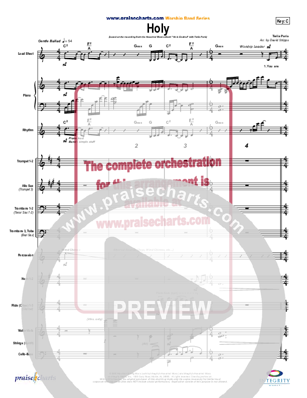 Holy Conductor's Score (Twila Paris)