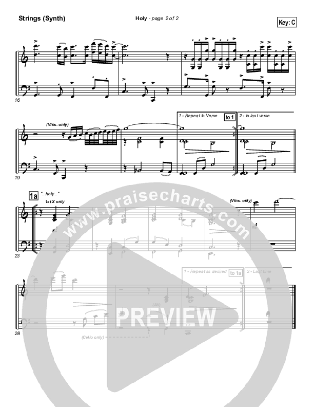 Holy Synth Strings (Twila Paris)