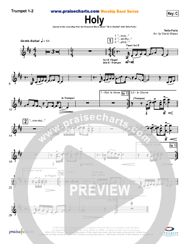 Holy Trumpet 1,2 (Twila Paris)