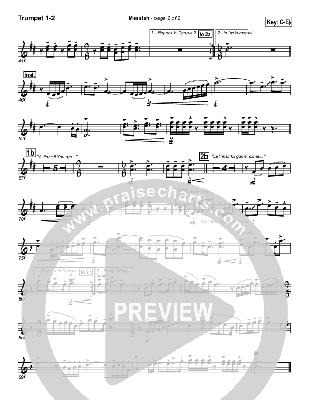 Messiah Trumpet 1,2 (Twila Paris)