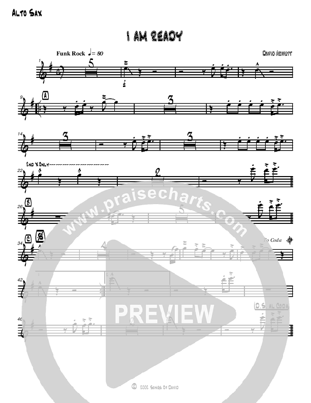 I Am Ready Alto Sax (David Arivett)