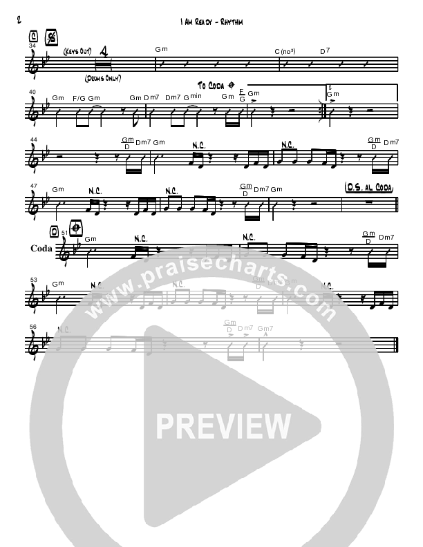 I Am Ready Rhythm Chart (David Arivett)