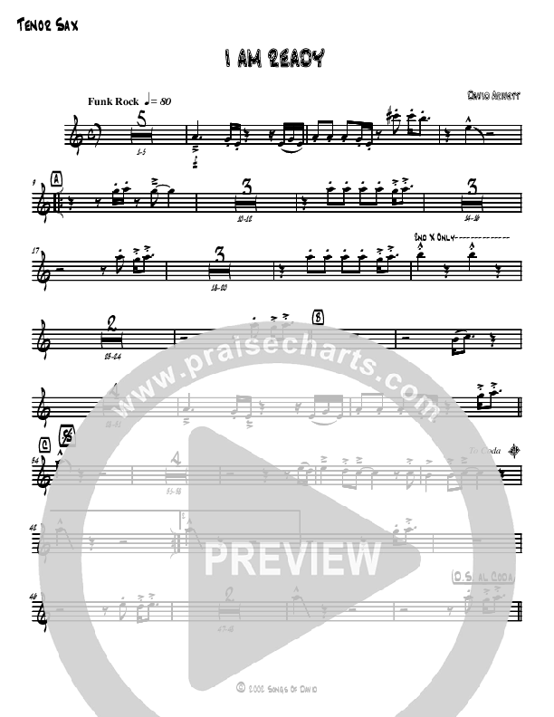 I Am Ready Tenor Sax 2 (David Arivett)