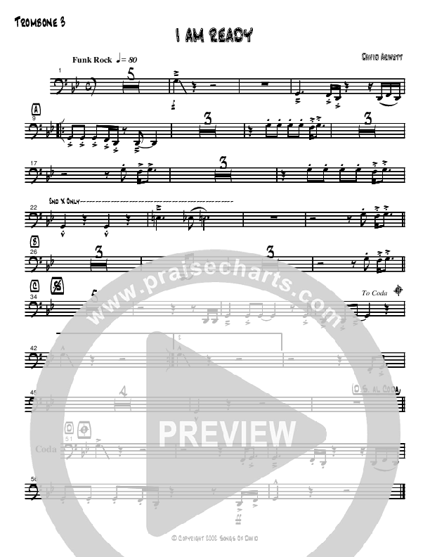 I Am Ready Trombone 3 (David Arivett)