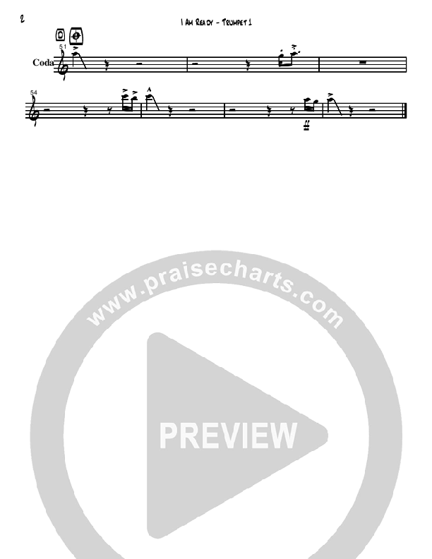 I Am Ready Trumpet 1 (David Arivett)