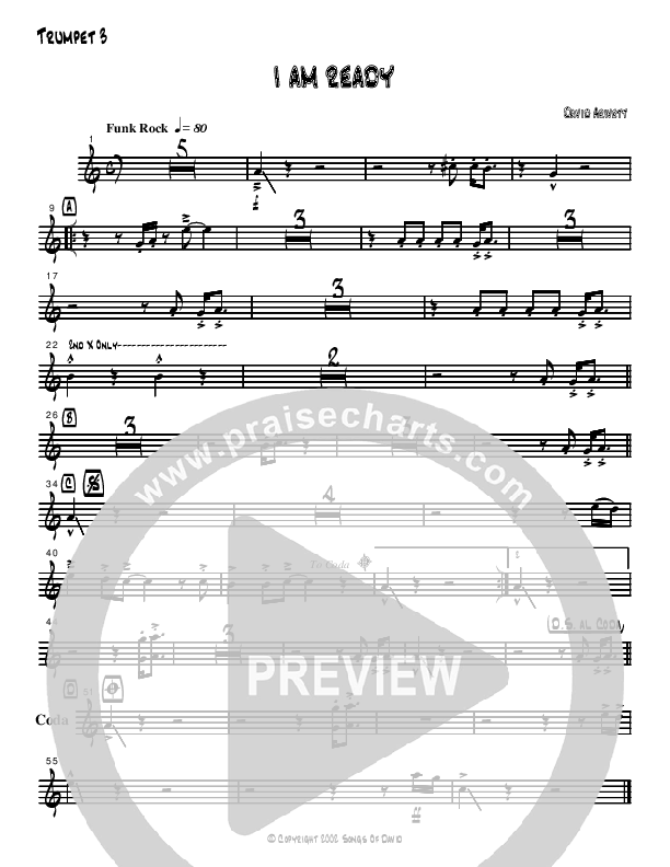 I Am Ready Trumpet 3 (David Arivett)