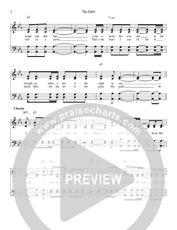 The Debt Lead Sheet (Talley Trio)