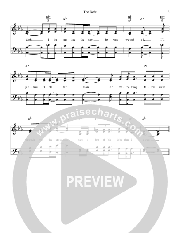 The Debt Lead Sheet (Talley Trio)