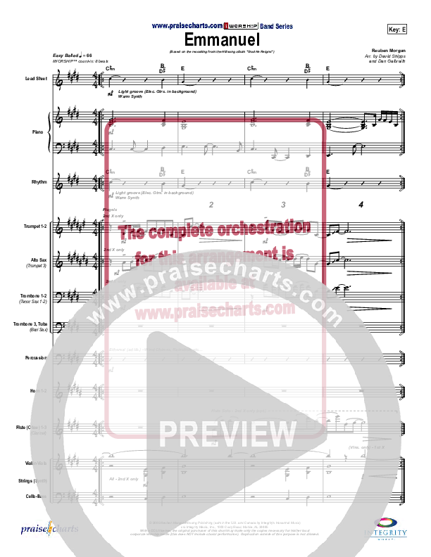 Emmanuel Orchestration (Hillsong Worship)