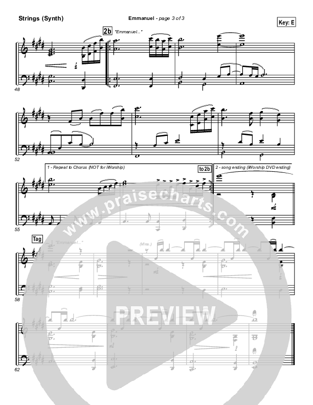 Emmanuel Hillsong Worship Praisecharts Emmanuel Hillsong Worship Praisecharts