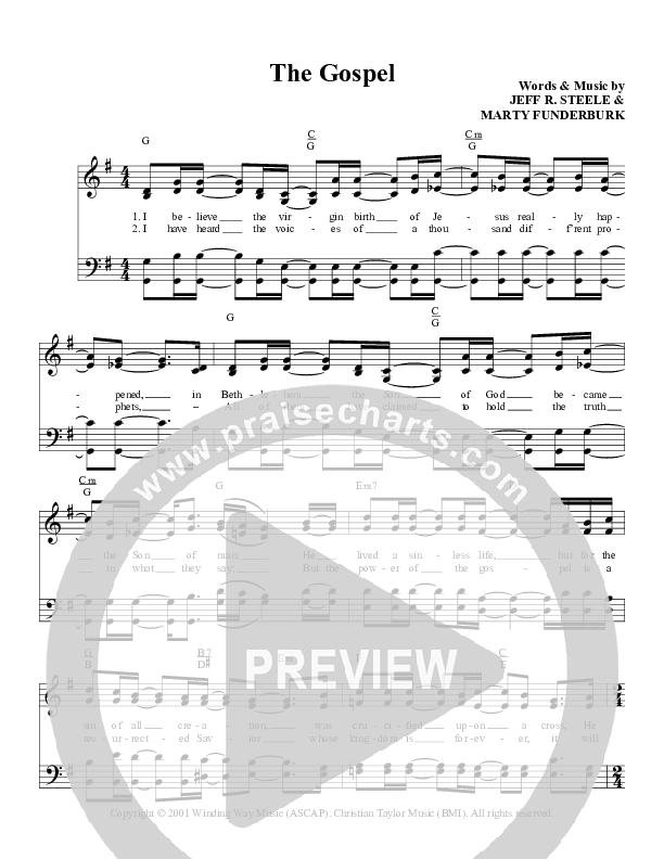 The Gospel Lead Sheet (The Cumberland Quartet)