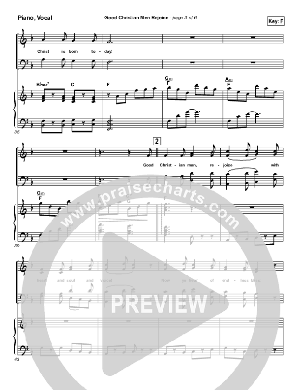 Good Christian Men Rejoice Piano/Vocal & Lead ()