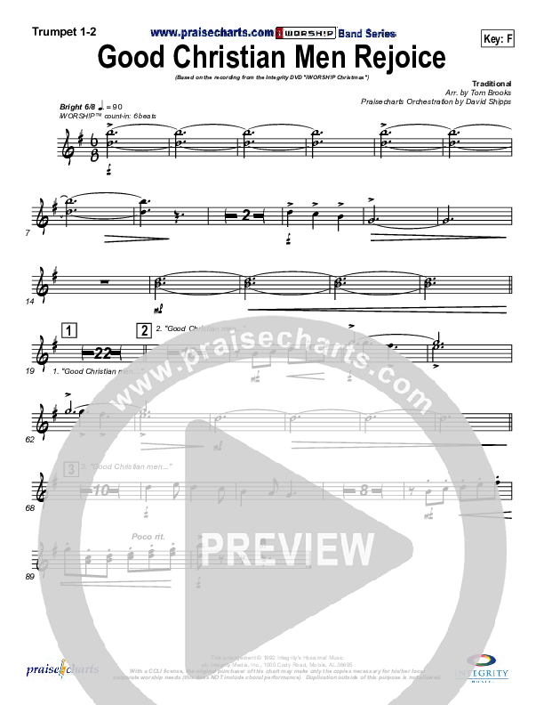 Good Christian Men Rejoice Brass Pack ()