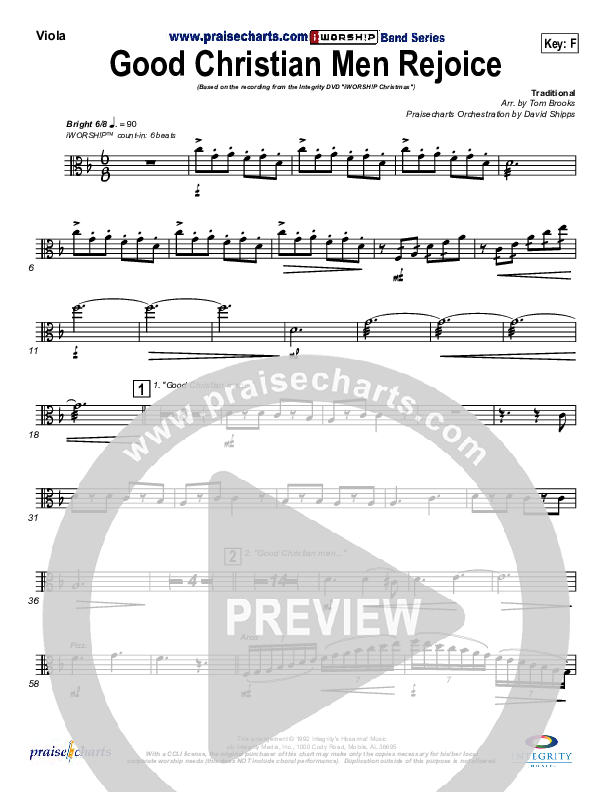 Good Christian Men Rejoice Viola ()