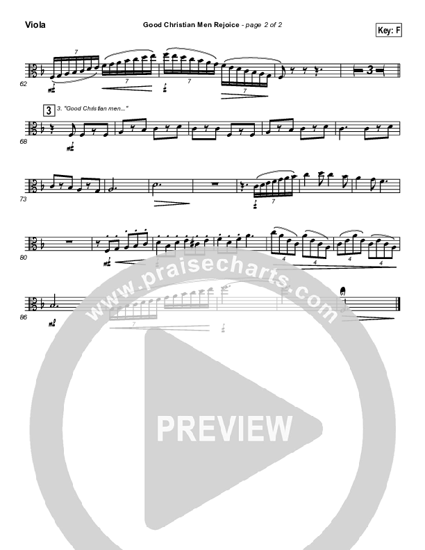 Good Christian Men Rejoice Viola ()