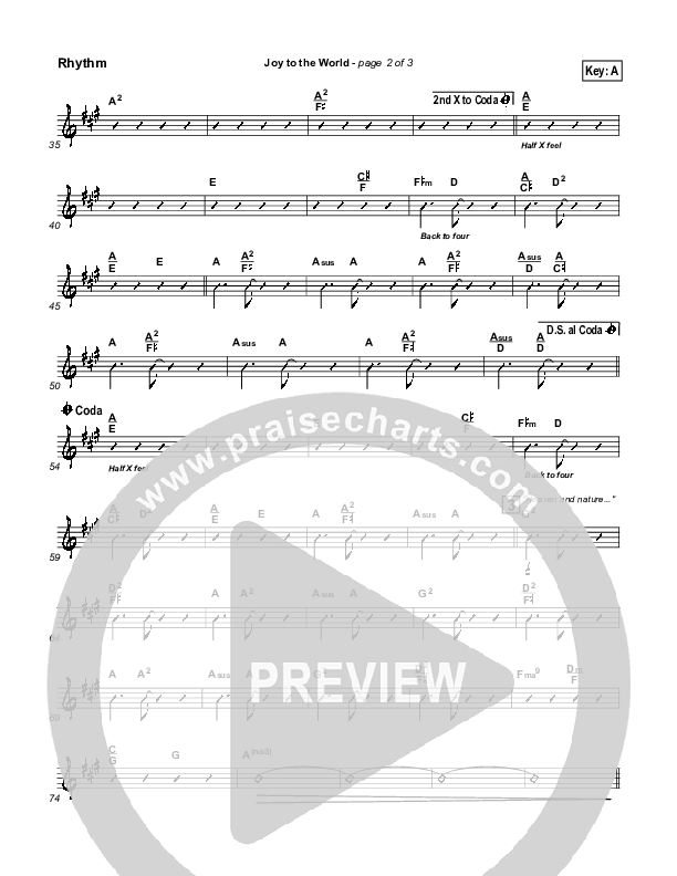 Joy To The World Rhythm Chart ()