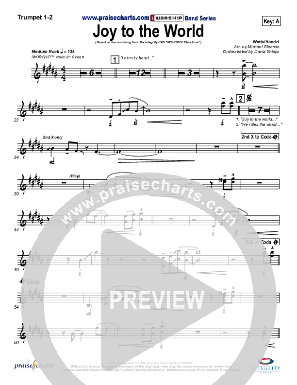 Joy To The World Trumpet 1,2 ()