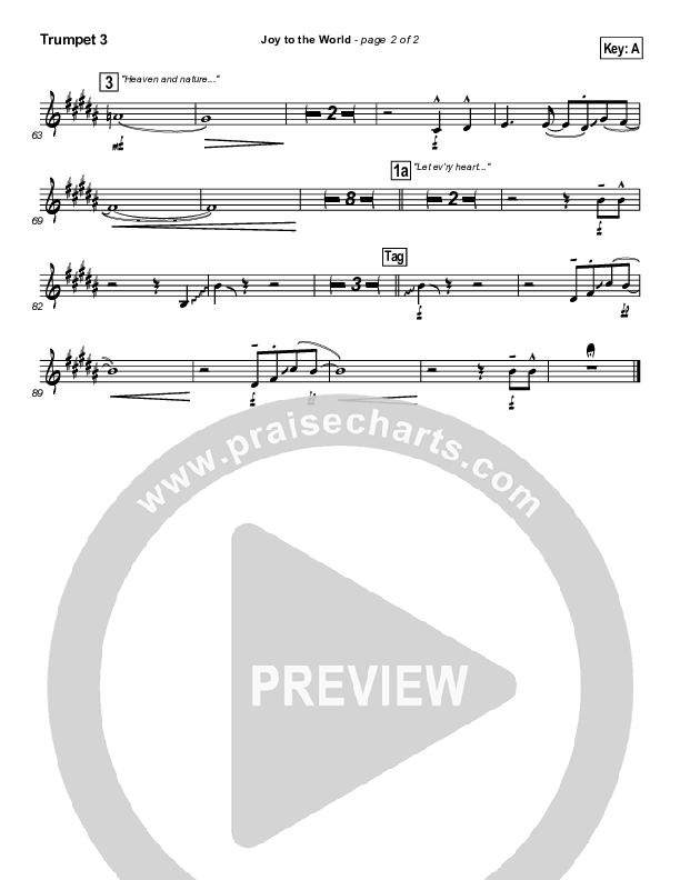 Joy To The World Trumpet 3 ()