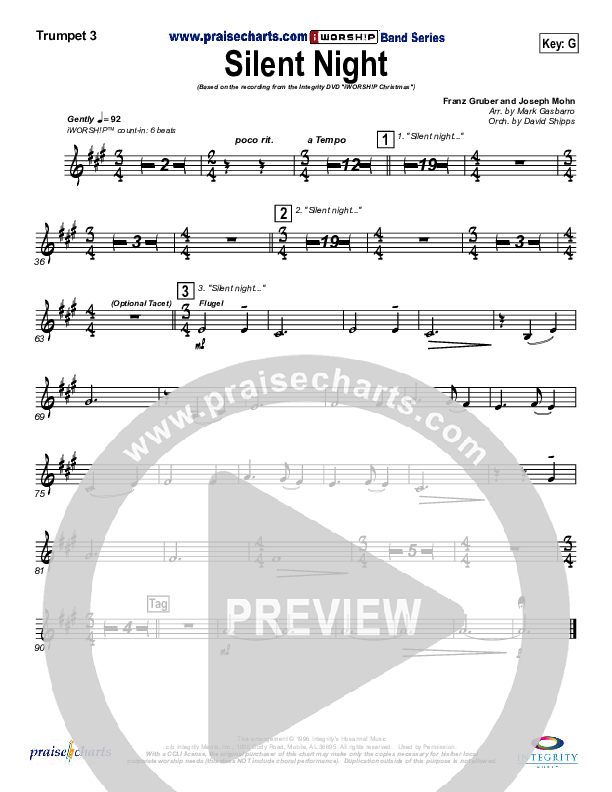 Silent Night Trumpet 3 (Kelly Willard)