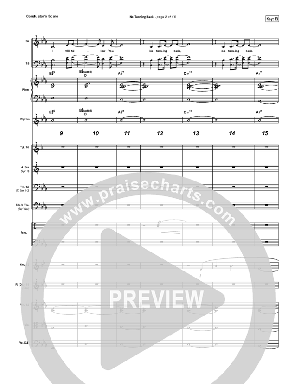 No Turning Back Orchestration (Passion / Chris Tomlin)