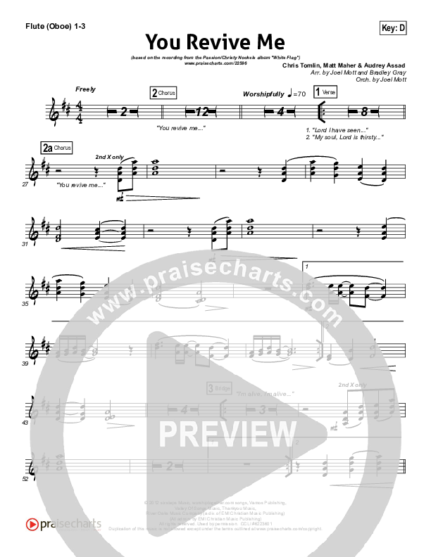 You Revive Me Wind Pack (Passion / Christy Nockels)