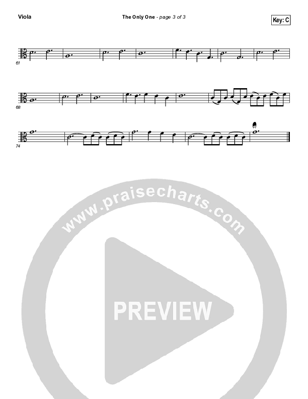The Only One Viola (Passion / Chris Tomlin)