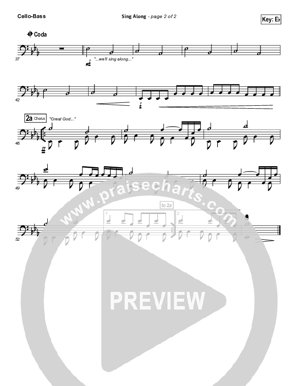 Sing Along Cello/Bass (Passion / Christy Nockels)