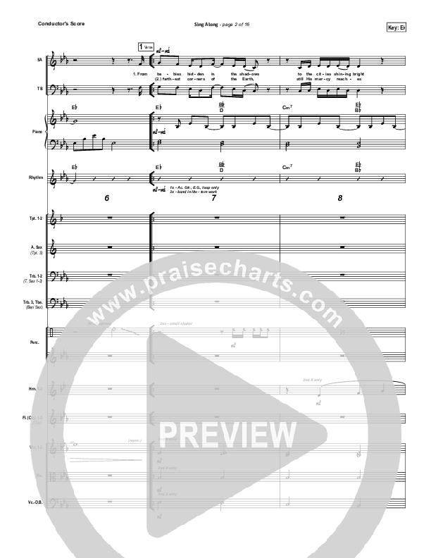 Sing Along Conductor's Score (Passion / Christy Nockels)