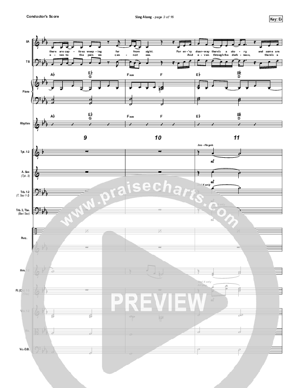 Sing Along Conductor's Score (Passion / Christy Nockels)