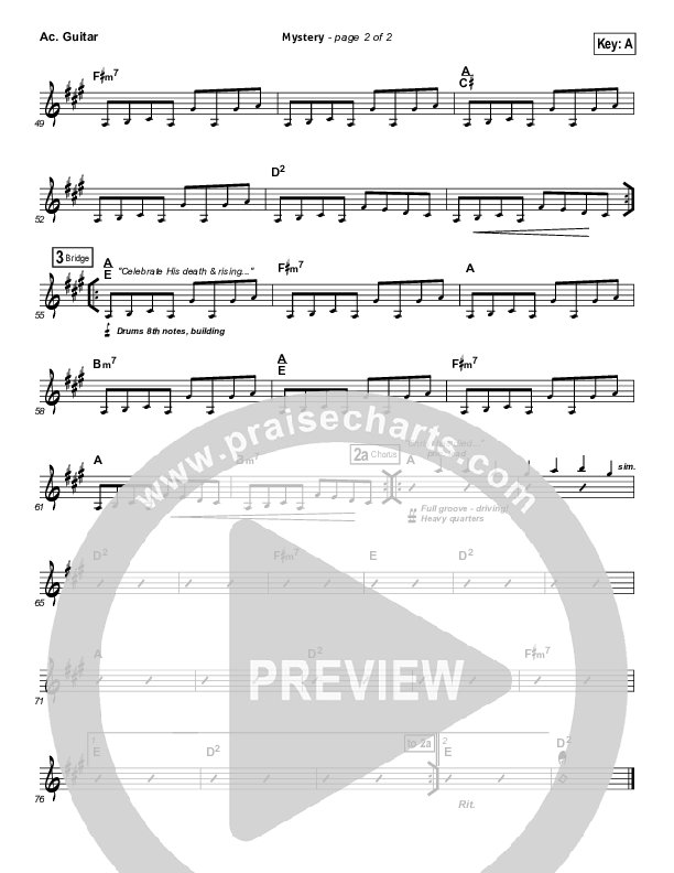 Mystery Acoustic Guitar (Passion / Charlie Hall)