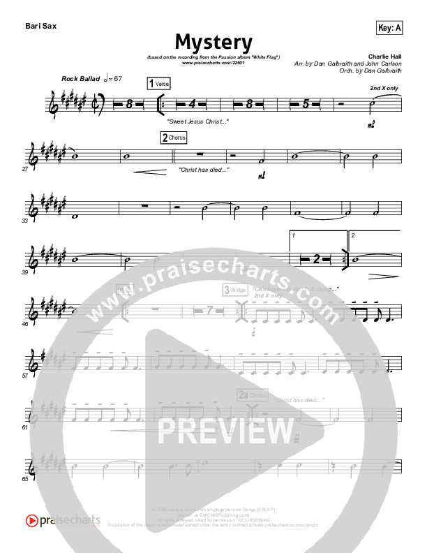 Mystery Bari Sax (Passion / Charlie Hall)