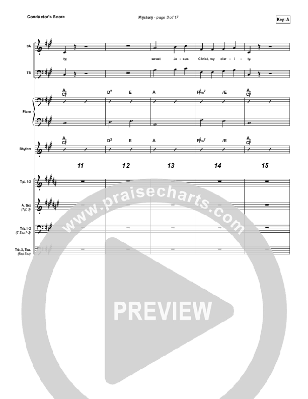 Mystery Conductor's Score (Passion / Charlie Hall)
