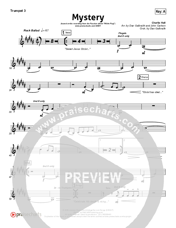 Mystery Trumpet 3 (Passion / Charlie Hall)