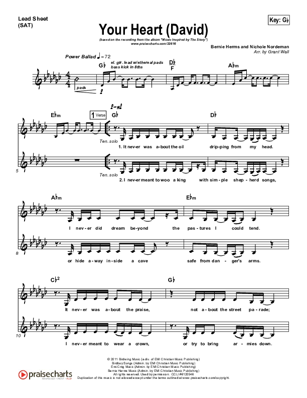 Your Heart (David) Lead (SAT) (Chris Tomlin)
