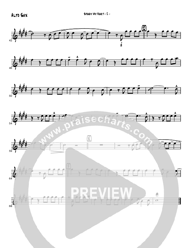 Steady My Heart Alto Sax (Brad Henderson)