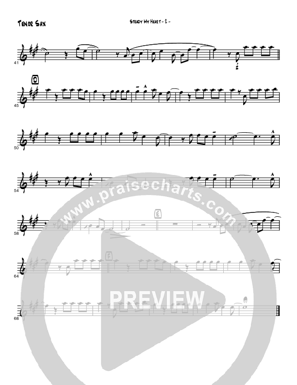 Steady My Heart Tenor Sax 2 (Brad Henderson)