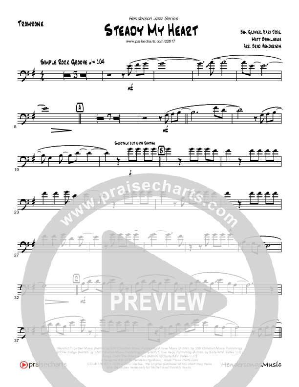 Steady My Heart Trombone (Brad Henderson)