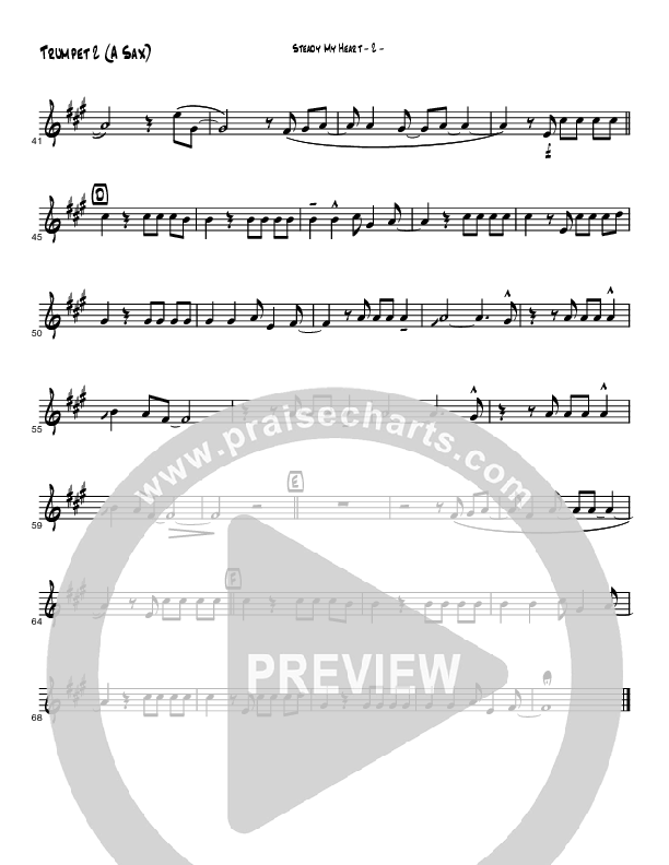Steady My Heart Trumpet 2 (Brad Henderson)